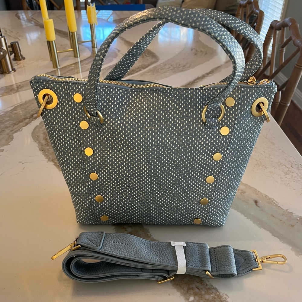 NWT Hammitt Daniel Medium RARE Bay Blue Sake Print Bag